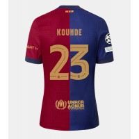 Camisa de Futebol Barcelona Jules Kounde #23 Equipamento Principal 2024-25 Manga Curta